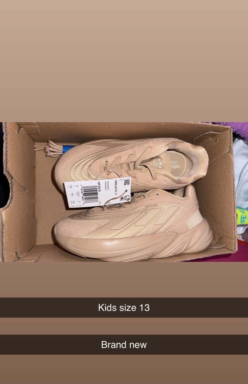 New Adidas Originals Ozelia Beige - Kids